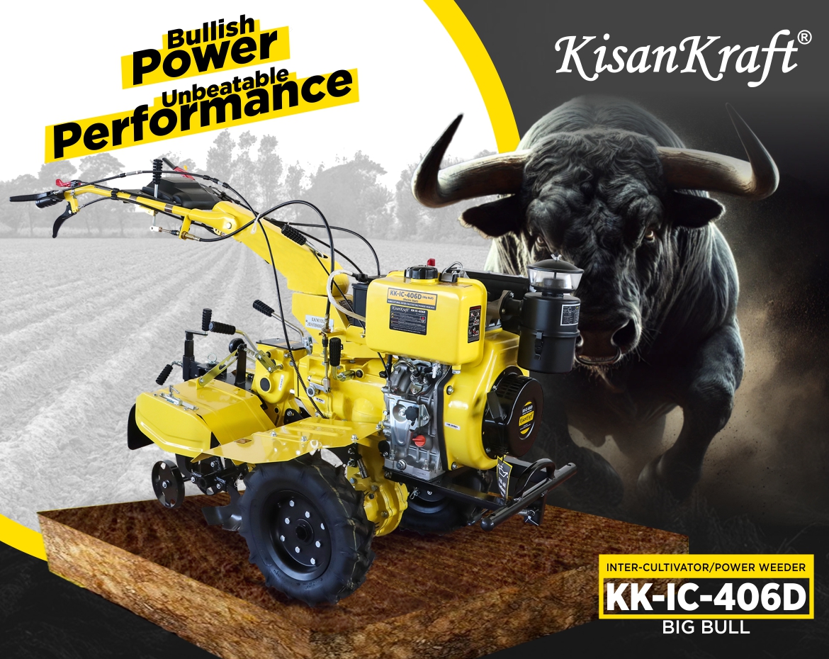 Inter Cultivator/Power Weeder KK-IC-406D